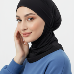 Hijab Ninja Prêt-à-Enfiler - Couleur Noir