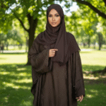 Abaya Papillon Satin Luxe – Robe Longue Fluide Élégante avec Ceinture Ajustable