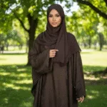 Abaya Papillon Satin Luxe – Robe Longue Fluide Élégante avec Ceinture Ajustable