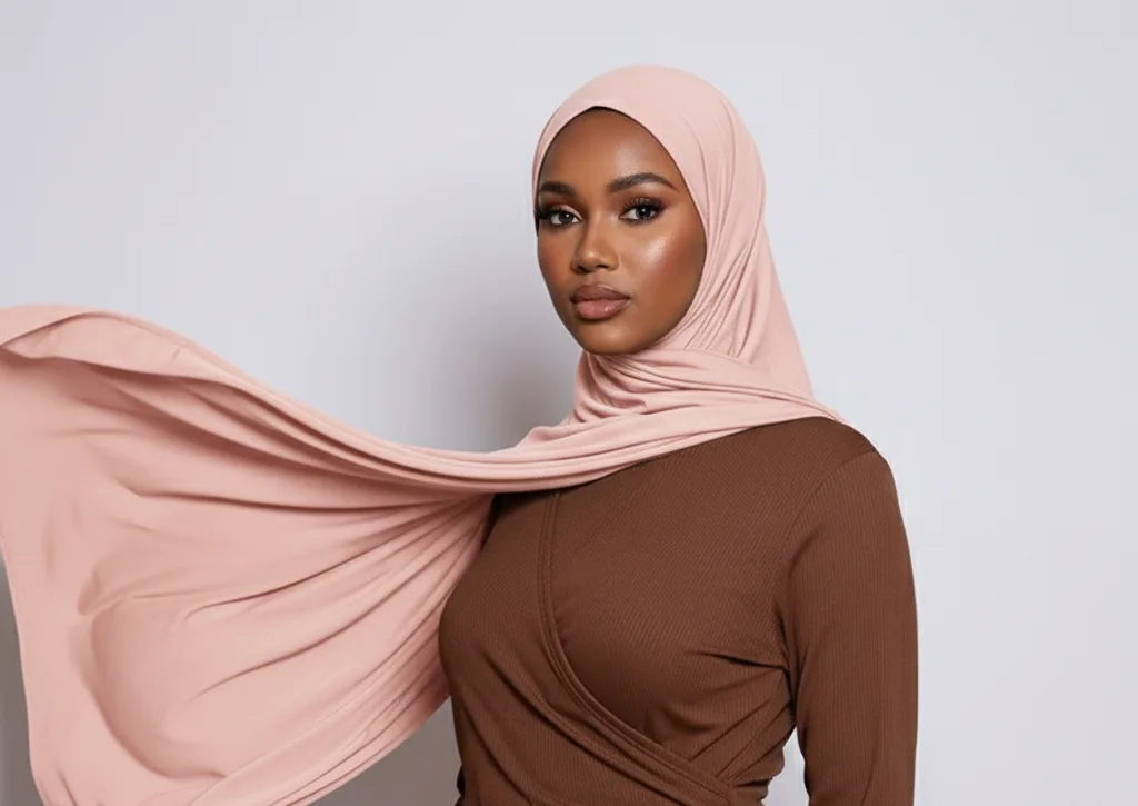 Hijab Premium Haut de gamme en Jersey de Bambou – Léger, chic et zéro plis !