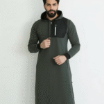 Qamis men's hooded – Long casual sweatshirt