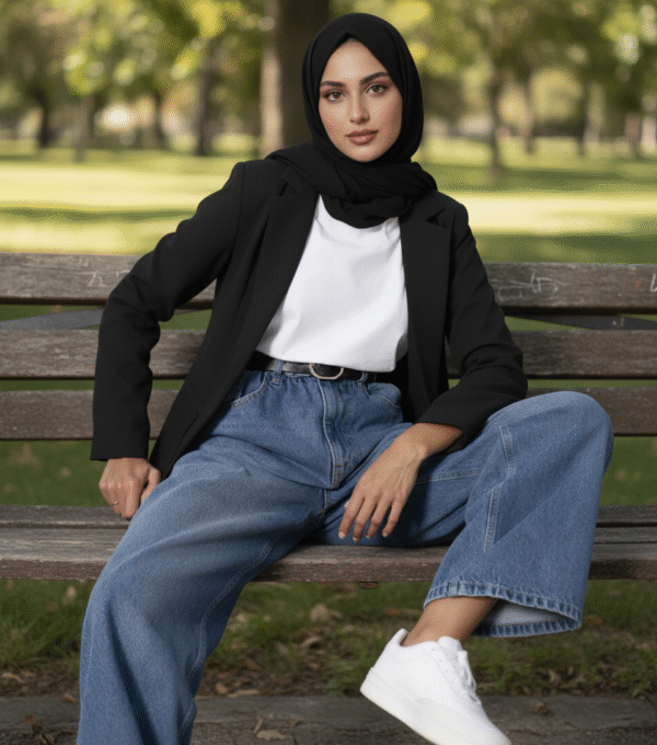 T-shirt uni en coton pour femme – Manches courtes, coupe décontractée