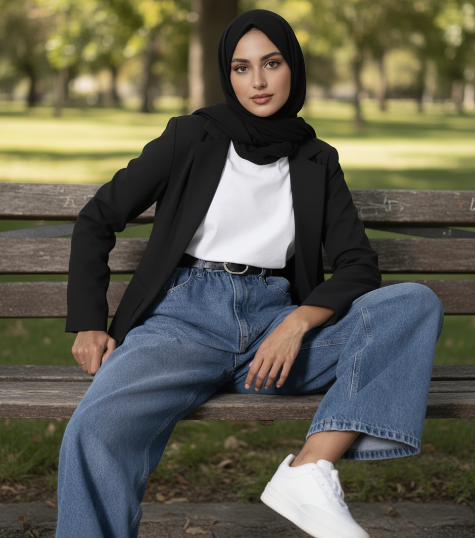 T-shirt uni en coton pour femme – Manches courtes, coupe décontractée