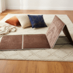 Tapis de prière musulman avec support ergonomique pour le dos