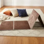 Tapis de prière musulman avec support ergonomique pour le dos