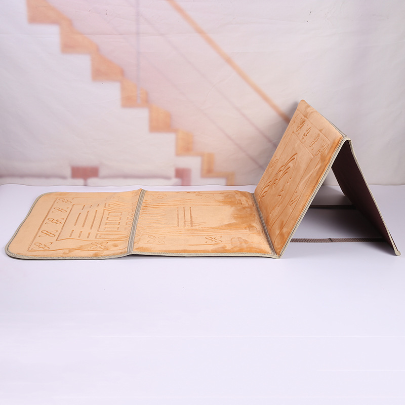 Tapis de prière musulman avec support ergonomique pour le dos