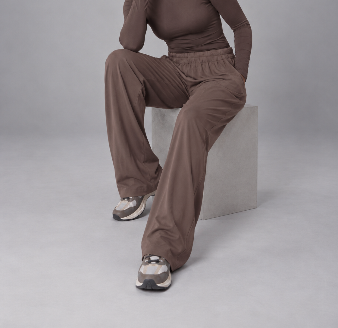 Pantalon de Sport - Léger, Respirant et Anti-UV - Couleur Marron