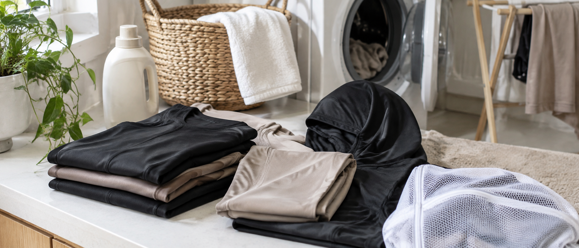 Entretien et lavage des vêtements de sport modestes