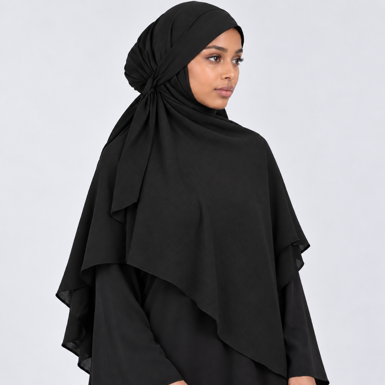Hijab Khimar – Doux, Fluide et Léger